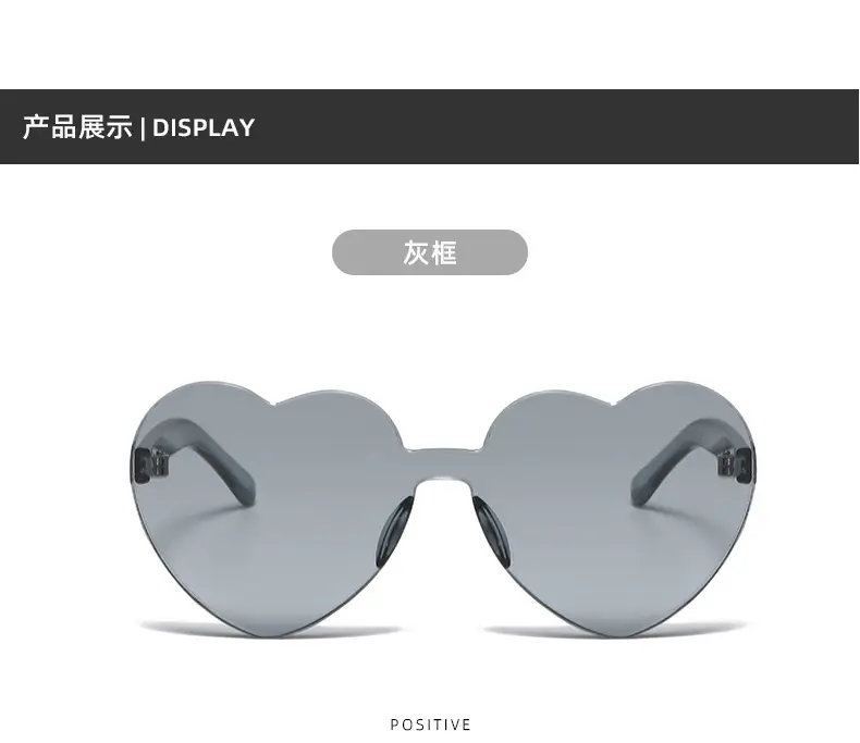 Purple Heart-Shaped Sunglasses for Street Photography & Marine Use — feature 7