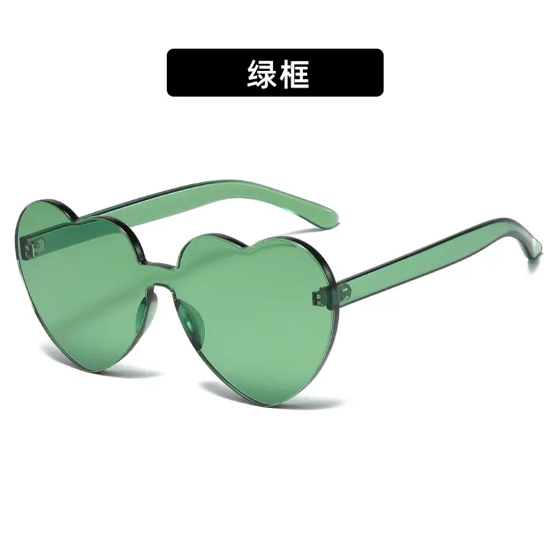 Purple Heart-Shaped Sunglasses for Street Photography & Marine Use - Image 2