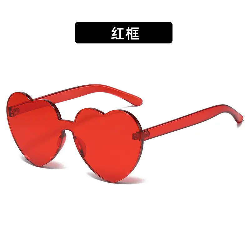 Purple Heart-Shaped Sunglasses for Street Photography & Marine Use - Image 4