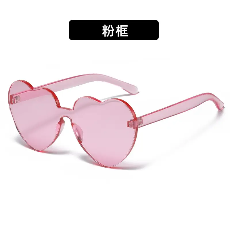 Purple Heart-Shaped Sunglasses for Street Photography & Marine Use - Image 6