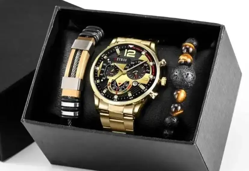 Men's Square Roman Diamond Hip Hop Watch with Diamond Bracelet - Image 4