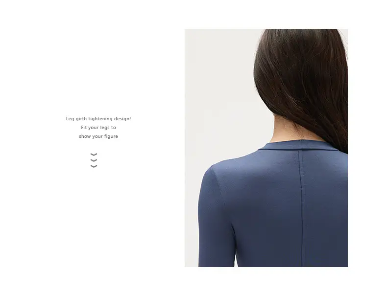 Women Black Long Sleeve Half-High Collar T-Shirt — feature 16