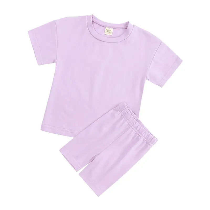Kids Navy Blue T-Shirt Leggings Set 2Pcs Middle Large