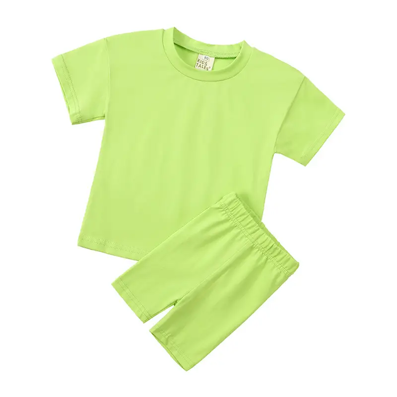 Kids Navy Blue T-Shirt Leggings Set 2Pcs Middle Large