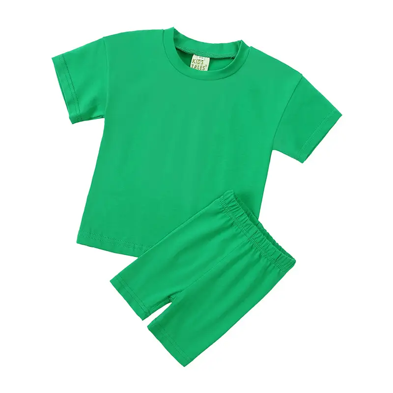 Kids Navy Blue T-Shirt Leggings Set 2Pcs Middle Large