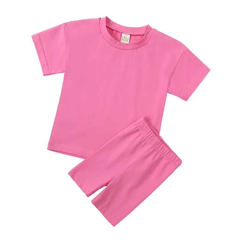 Kids Navy Blue T-Shirt Leggings Set 2Pcs Middle Large