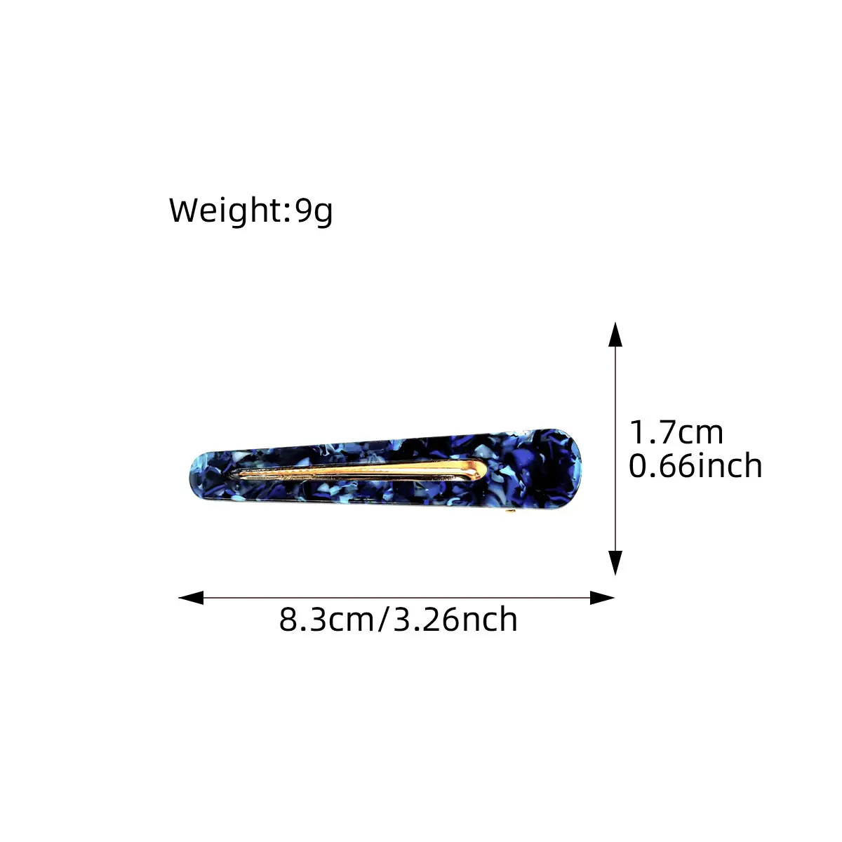 Korean Style Hairpin Clip Blue Duckbill Clip - Image 6