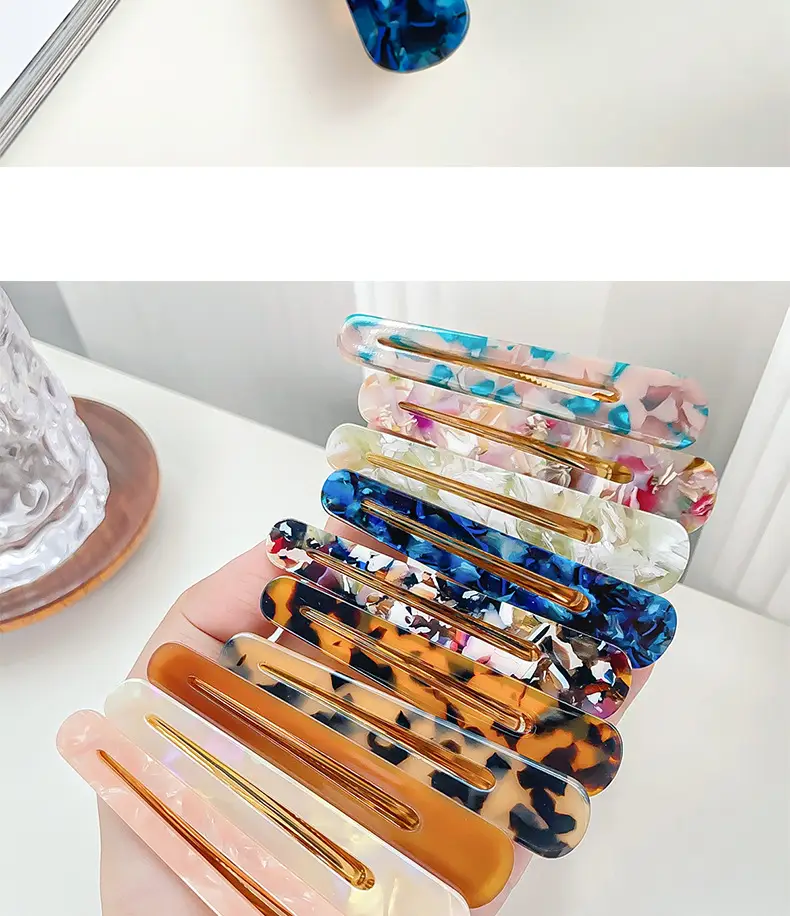 Korean Style Hairpin Clip Blue Duckbill Clip — feature 10