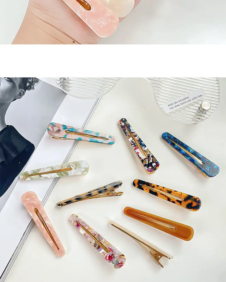 Korean Style Hairpin Clip Blue Duckbill Clip — feature 11