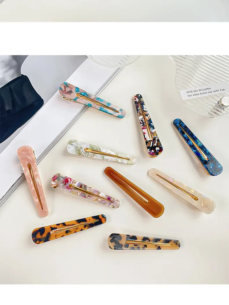 Korean Style Hairpin Clip Blue Duckbill Clip — feature 12