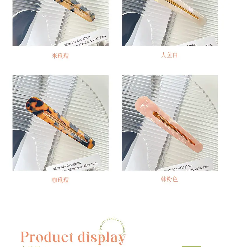 Korean Style Hairpin Clip Blue Duckbill Clip — feature 7