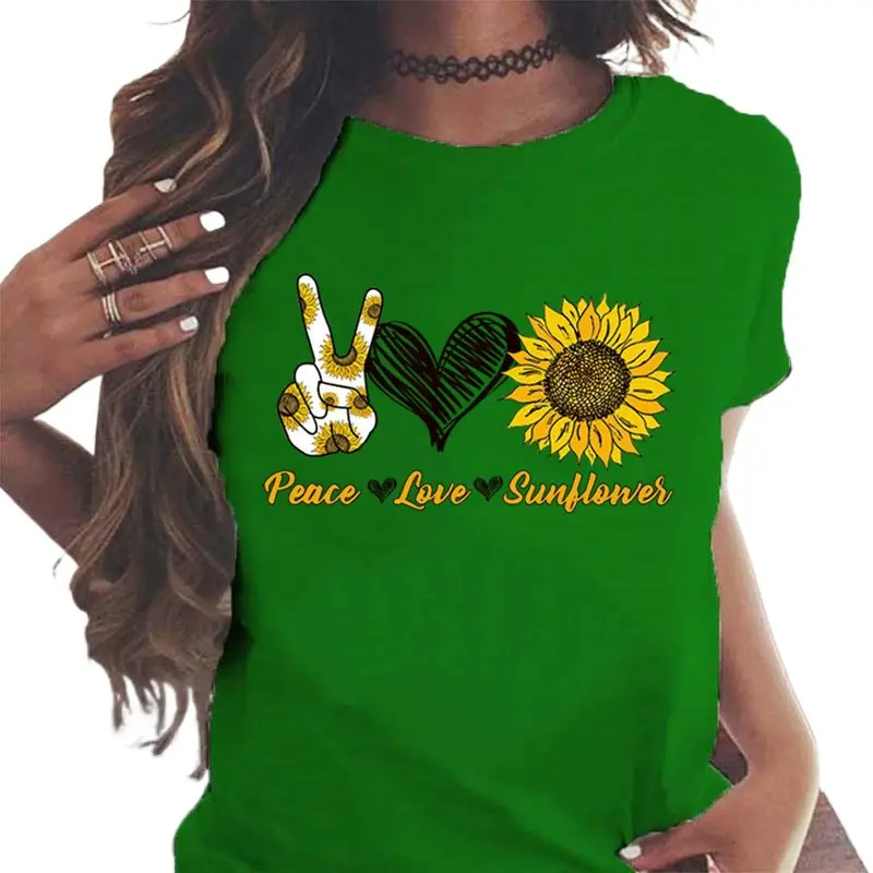 2025 Sunflower Peace Love Wear T-Shirt - Image 12
