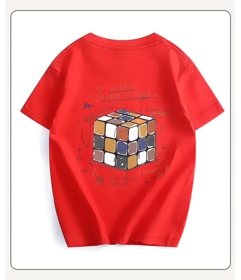 Children's Green Graphic T-Shirt Boys Summer Wear - Image 3