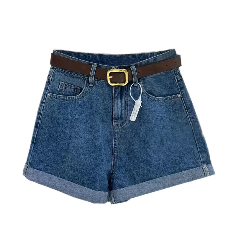 Denim Shorts Women 2022 Summer New Ins Wide Leg Hot Pants