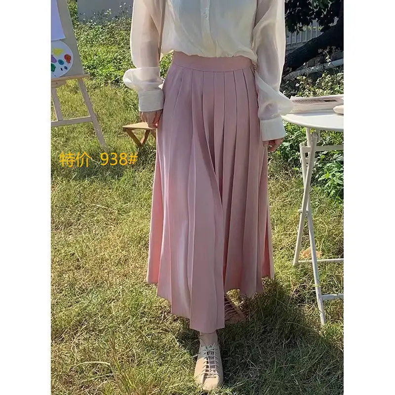 Women's A-Line Printed Skirt Cream Longwear
