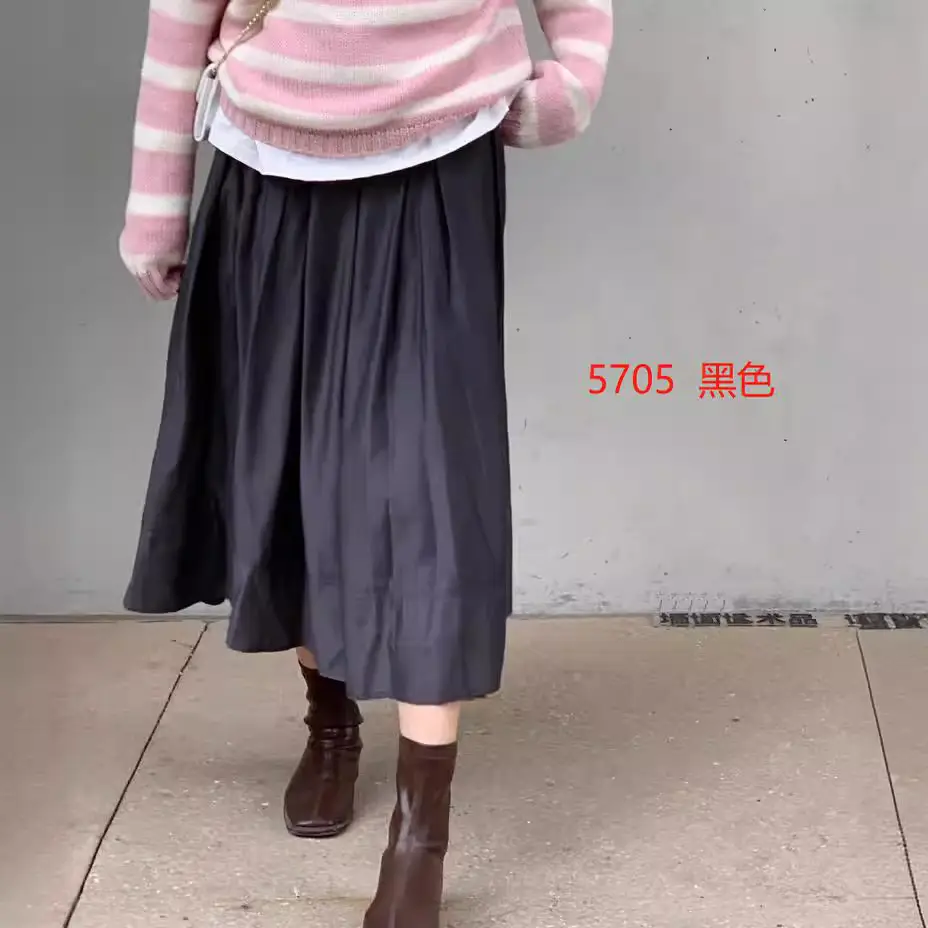 Women's A-Line Printed Skirt Cream Longwear