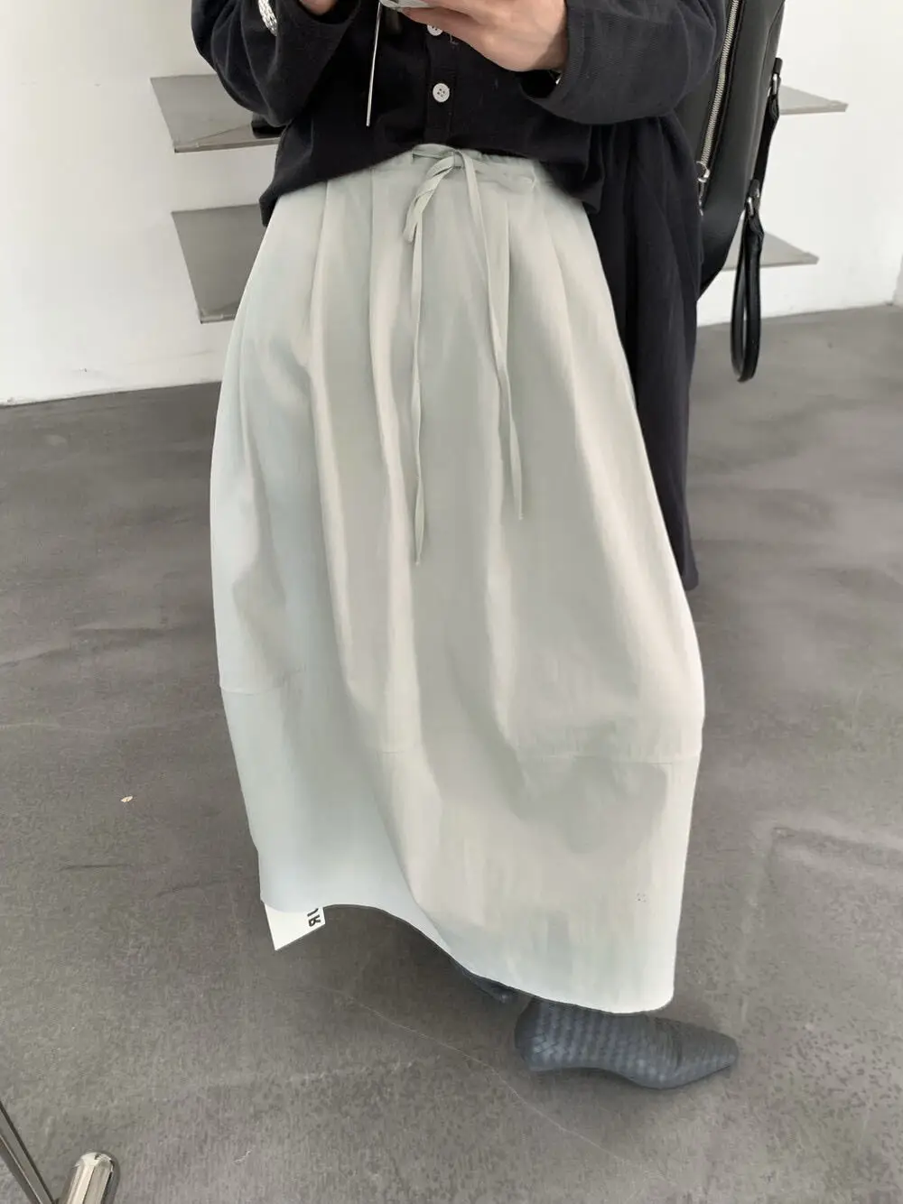 Women's A-Line Printed Skirt Cream Longwear
