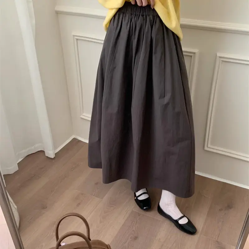 Women's A-Line Printed Skirt Cream Longwear