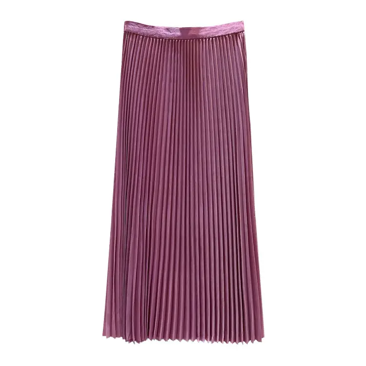 Women's A-Line Printed Skirt Cream Longwear