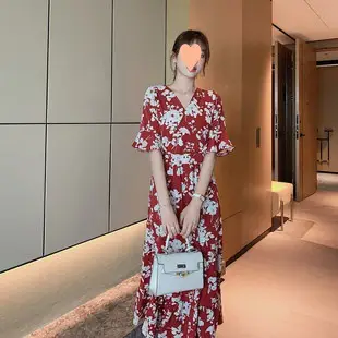 White Long Skirt Square Neck Dress for Women — feature 64