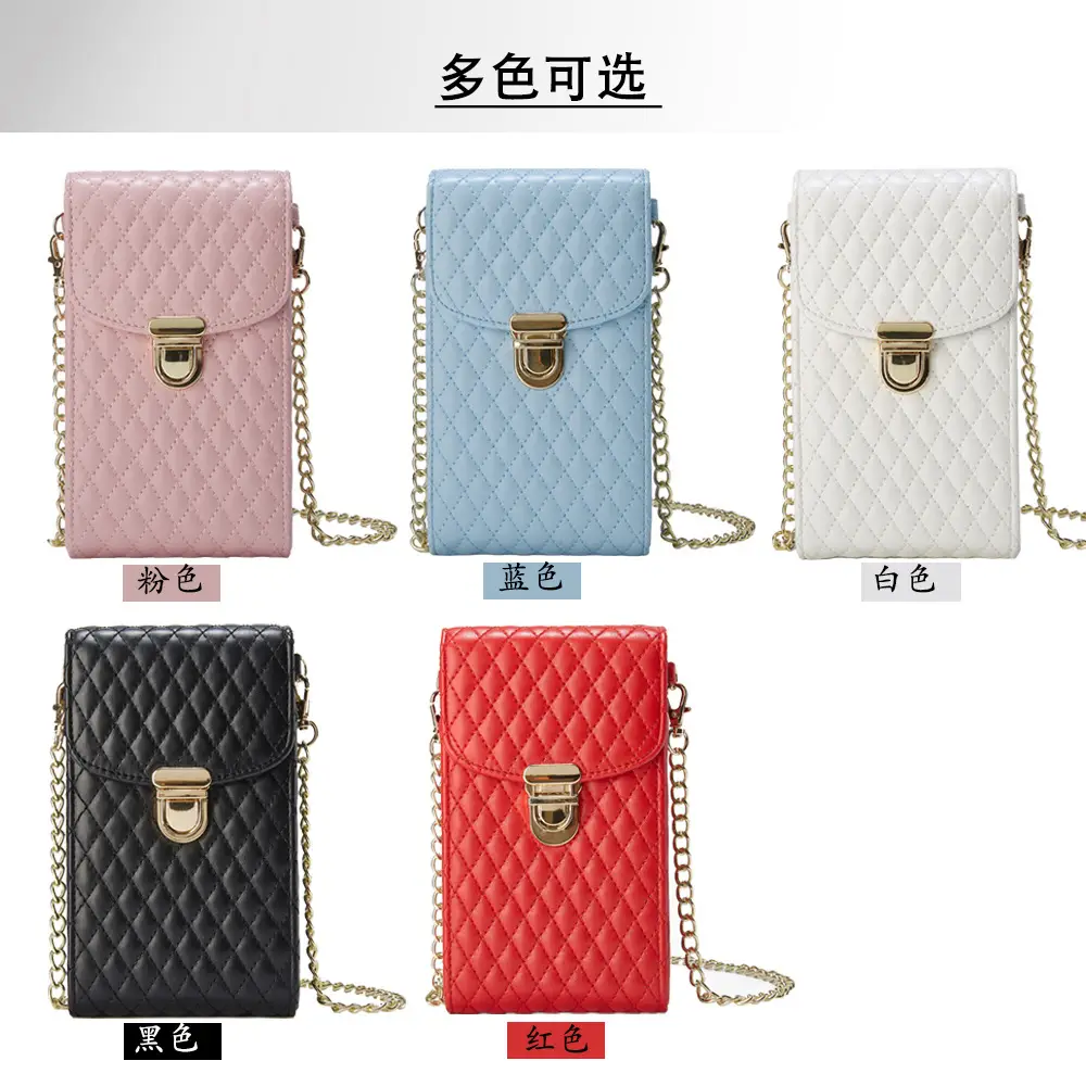 White Quilted Shoulder Bag for Women with Gold Chain - Image 8