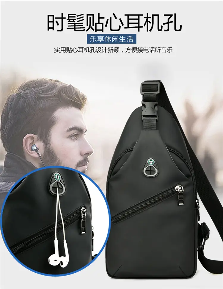 Blue Leather Crossbody Bag for Men — feature 10