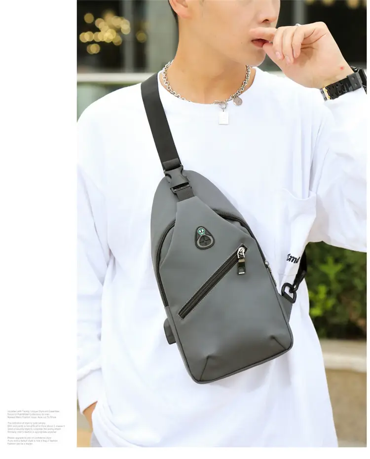 Blue Leather Crossbody Bag for Men — feature 21