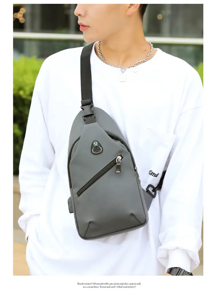 Blue Leather Crossbody Bag for Men — feature 22