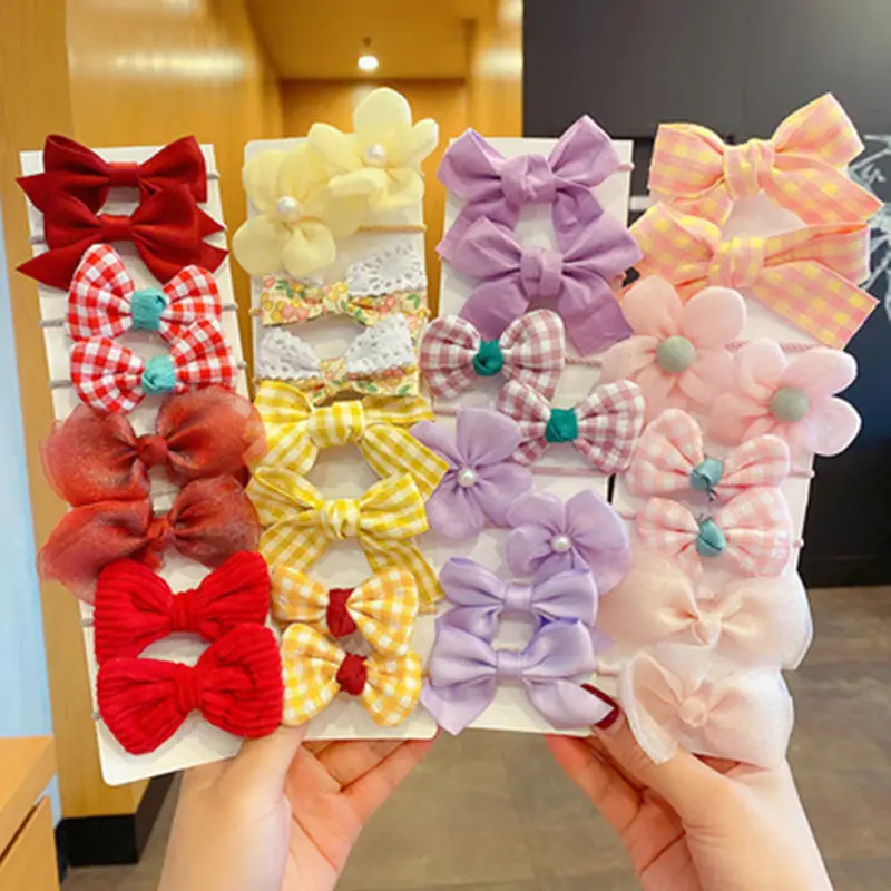 Pink Bow Baby Hair Ring for Girls - Image 10