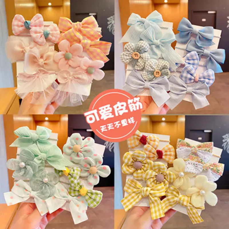 Pink Bow Baby Hair Ring for Girls - Image 11