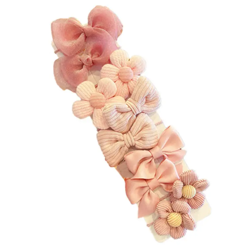 Pink Bow Baby Hair Ring for Girls - Image 13