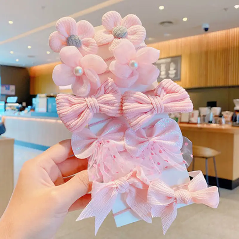 3# Pink Bow 10 Piece Set 10 Piece Set-No Jam