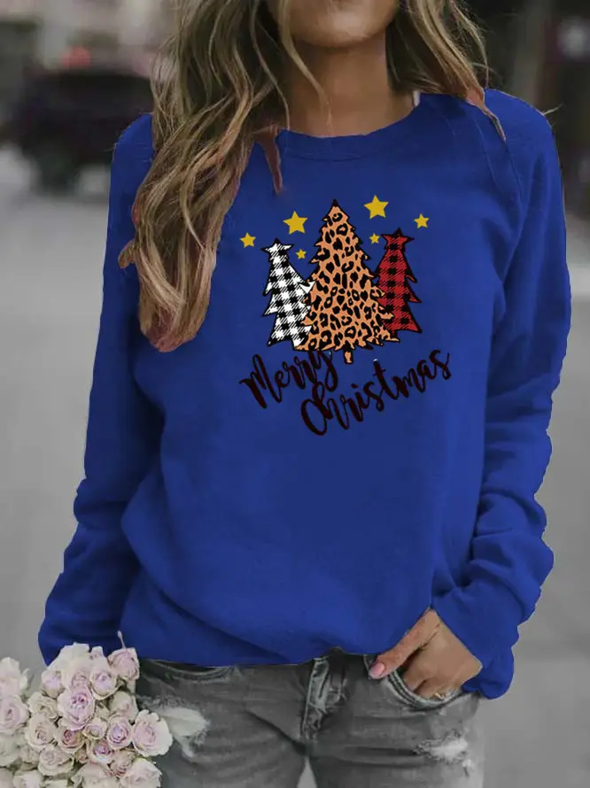 Women's 2025 Christmas Crewneck Sweat Yellow - Image 11