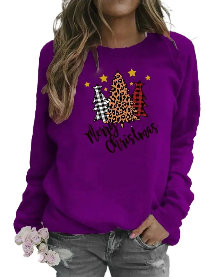 Women's 2025 Christmas Crewneck Sweat Yellow - Image 13