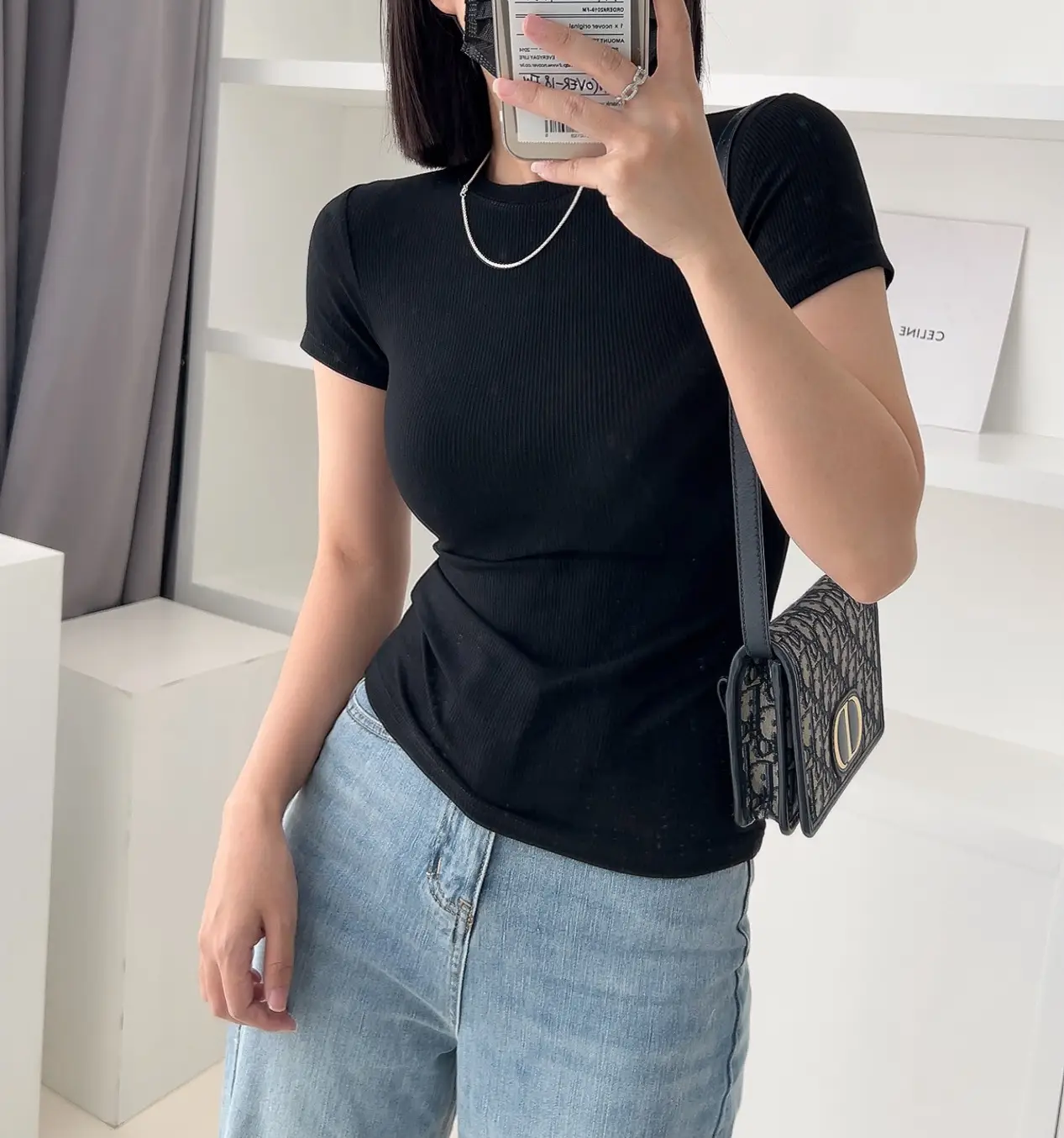 Women Cotton Slimming T-Shirt Olive Green Round Neck — feature 13