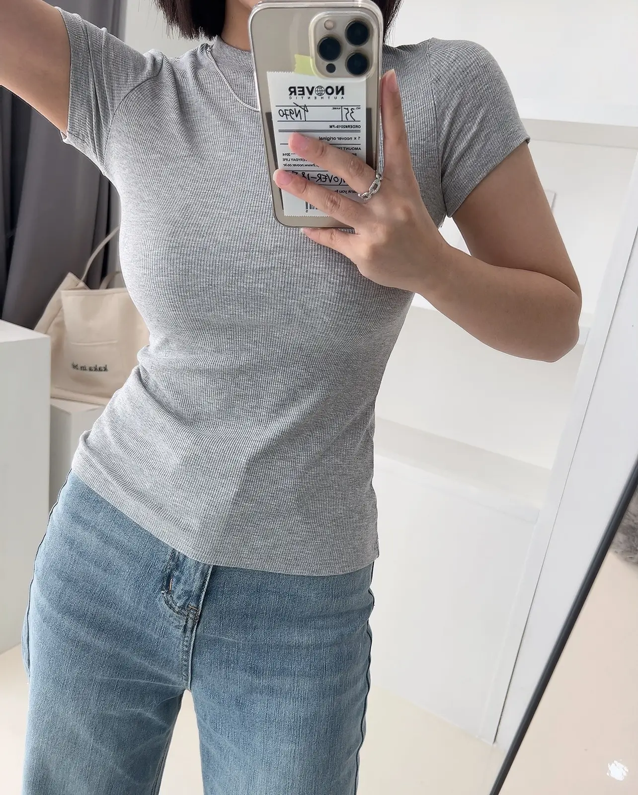 Women Cotton Slimming T-Shirt Olive Green Round Neck — feature 8