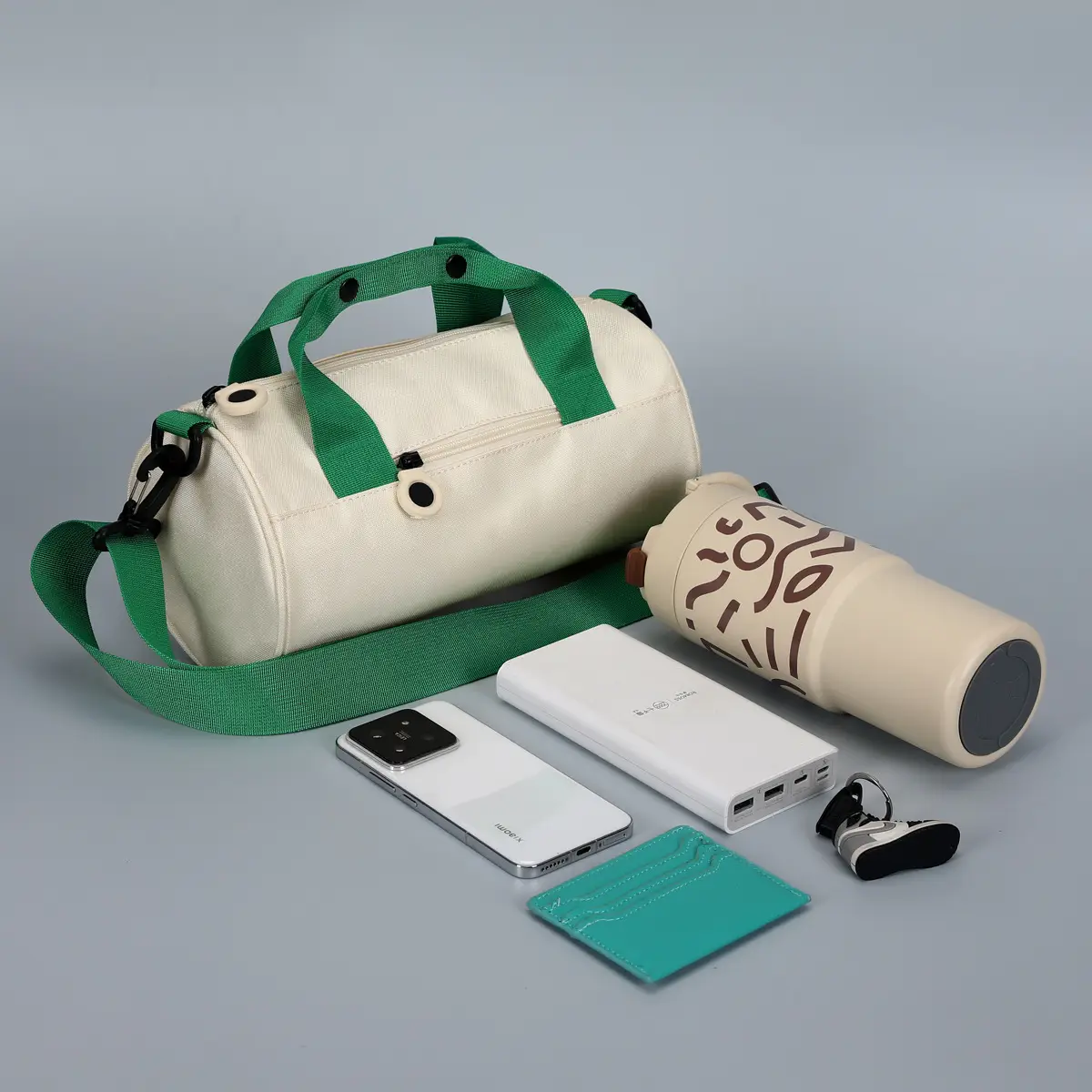 Light Blue Crossbody Bag for Girls with Adjustable Strap - Image 15