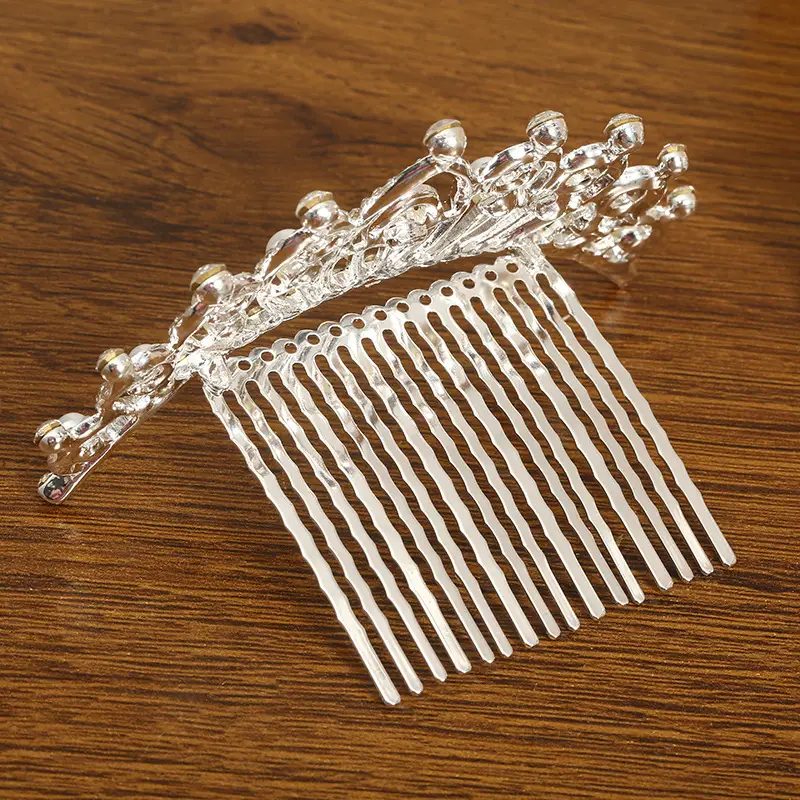 European & American Girls' Rhinestone Pearl Crown Hair Accessory - Image 9