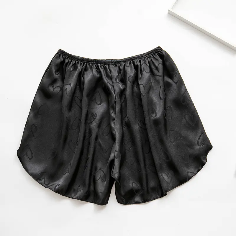 Women's Jacquard Satin Safety Shorts Large - Image 2