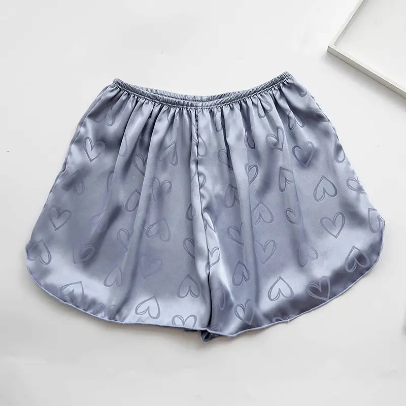 Women's Jacquard Satin Safety Shorts Large - Image 4