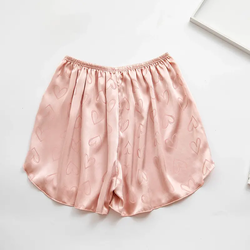 Women's Jacquard Satin Safety Shorts Large - Image 5