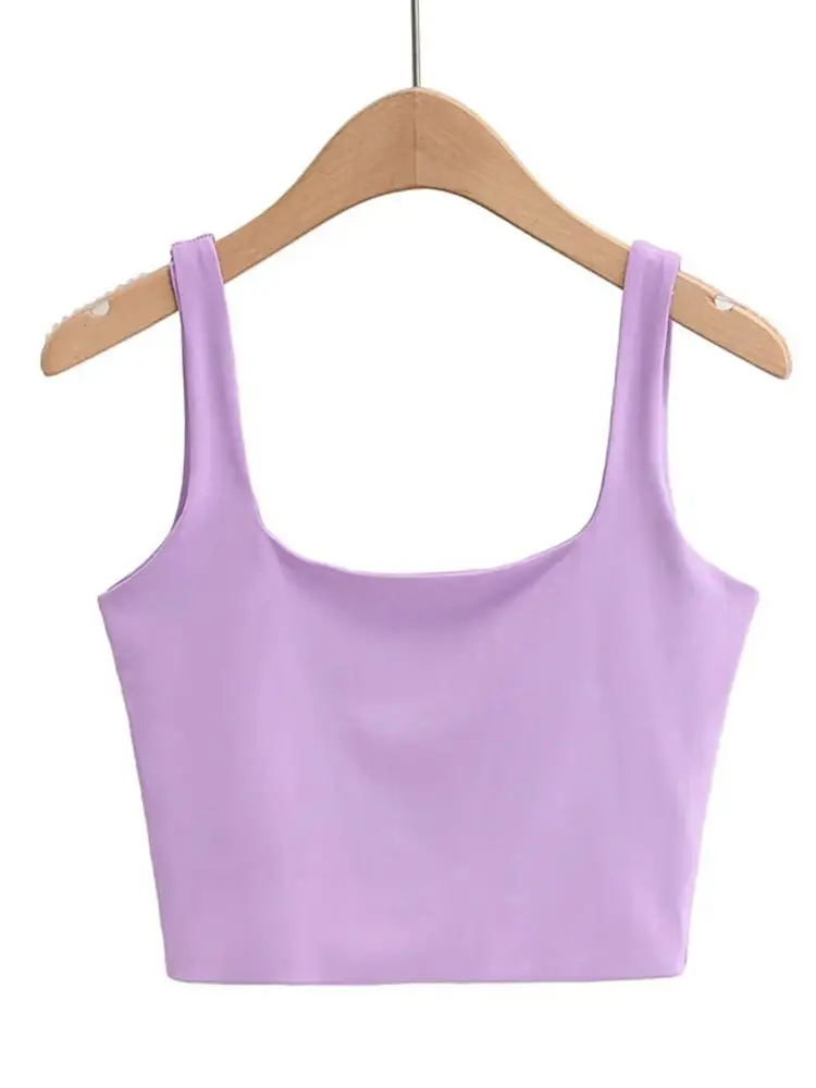 Pink Backless Vest for Women Summer Wear - Image 3