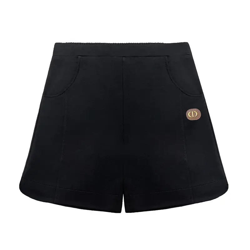Plus Size Women's Black High-Waisted Shorts 2025 - Image 6