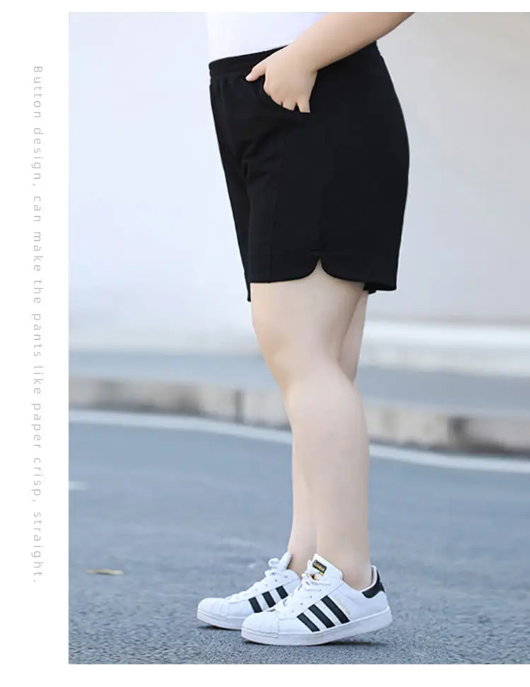 Plus Size Women's Black High-Waisted Shorts 2025 — feature 12