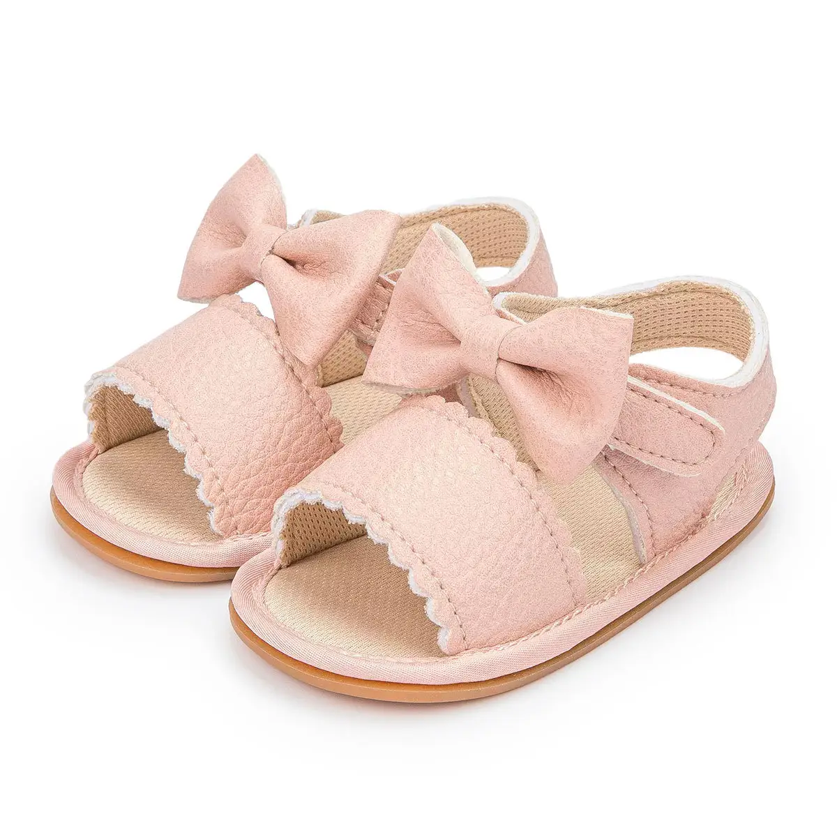 Gold Bow Baby Sandals for Toddlers Summer