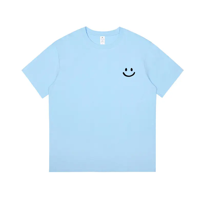 Men Navy Blue Printed T-Shirt Short Sleeve Cotton - Image 10