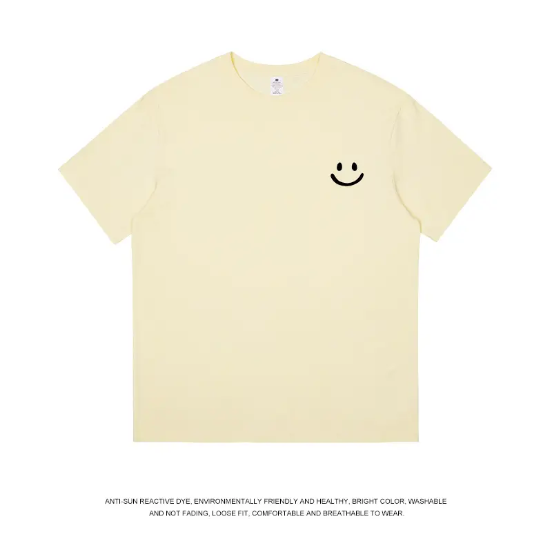 Men Navy Blue Printed T-Shirt Short Sleeve Cotton - Image 5