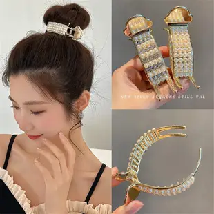 Black Satin Bow Hairpin for Women — feature 29