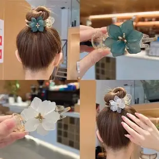 Black Satin Bow Hairpin for Women — feature 3