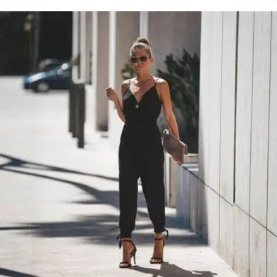 Sexy Backless Tie-Up Long Jumpsuit 7 Colors 8 Sizes